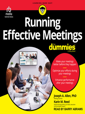 cover image of Running Effective Meetings For Dummies